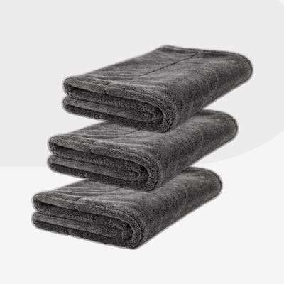 Detailrs Magnet towel triple pack -Droogdoek - Microvezeldoek - voor Auto, motoren & badkamer - Wasbaar - Streeploos drogen