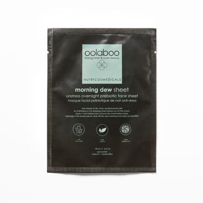 Oolaboo Morning Dew Unstress Overnight Prebiotic Face Sheet 18ml