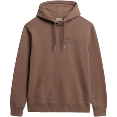 Superdry - Core Logo City hoodie met losse pasvorm - Heren - Hoodies