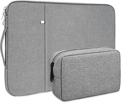 Laptop Tas voor 14 Inch Laptops met Handvat en Accessoire Tas - Waterdichte Beschermhoes voor MacBook, Huawei, Acer, HP, Dell, Lenovo en Samsung