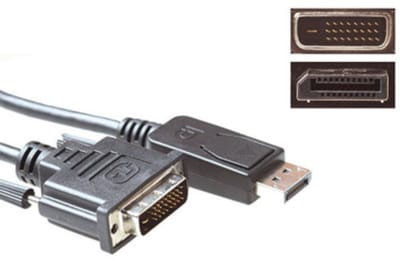 ACT AK3993 1,8m DisplayPort DVI-D video kabel adapter