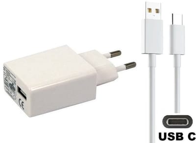OneOne 2A lader + 1,5m sterke USB C kabel. TUV / GS 100% veilig. Standaard oplader adapter past op Samsung Galaxy A34, A54, A24, A14, A05, F04, F34, F54, A15, A25, A35, F15, M14, M04, M34, M21, M30, M40, M54