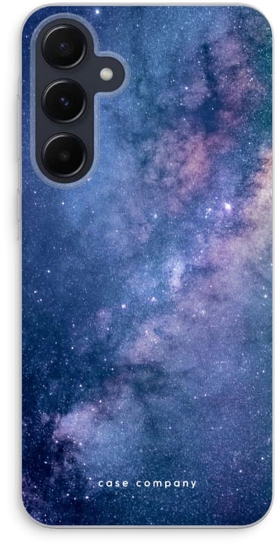 Case Company® - Hoesje geschikt voor Samsung Galaxy A55 hoesje - Nebula - Soft Cover Telefoonhoesje - Bescherming aan alle Kanten en Schermrand