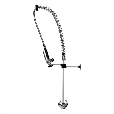 Professionele Horeca kraan - Voorspoeldouche - mengkraan keuken - spoelkraan chroom - Voorspoel kraan douche - 36x14x103 cm (DxBxH) - 7 kg - 8739