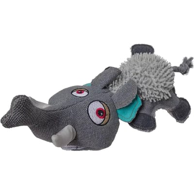 Duvoplus - Speelgoed Voor Dieren - Hond - Canvas Olifant 26x17x11cm Gemengde Kleuren - 1st