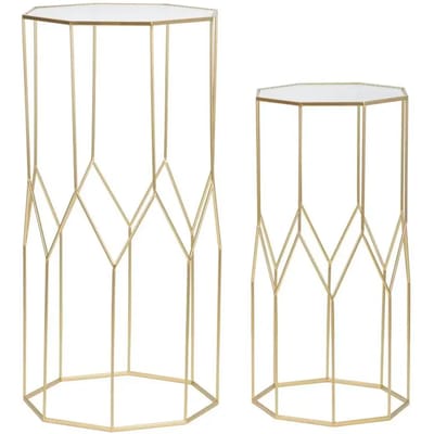 Bijzettafel Mauro Ferretti New Glass (x2)