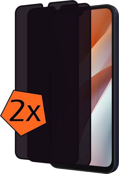 Screenprotector - 2 Stuks - Geschikt voor Samsung Galaxy A15 - Privacy Filter - Gehard Glas - Beschermglas - Tempered Glass - Screen Protector