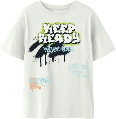 NAME IT - NKMFLYNN SS NREG TOP BOX - Jongens - T-shirts