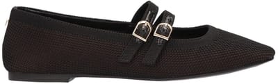 La Strada Ballerina Zwart Knitted - Damesschoenen - Maat - 36