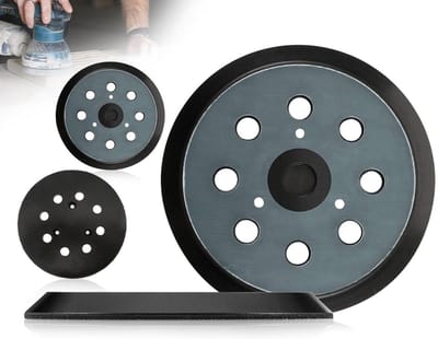 Allecto Plus - Schuurschijven 127 cm - 2 stuks voor excentrische schuurmachine - Compatibel met Makita BO5021/BO5041 - Gatenpatroon - Schuurpapier