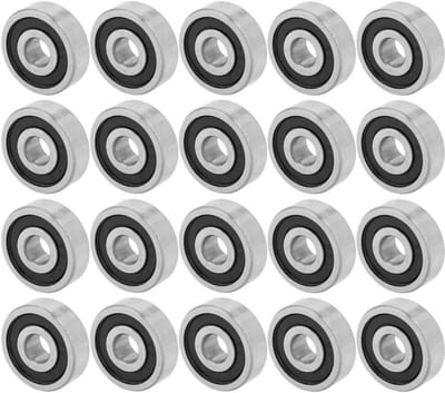 JHUBERS- Diepe Groef Lager 20 Stuks - 625RS Kogellagers - Hoogwaardige Stalen Lagers - Rubber Sealed - 16mm x 5mm x 5mm - Hoge Prestaties