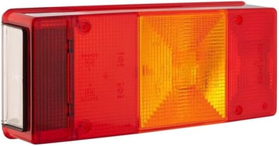 Lampglas Achterlicht - Lens Achterlicht - Verkeersveiligheid Verbeteren - Met Nummerplaatvenster - Links/Rechts - Rood