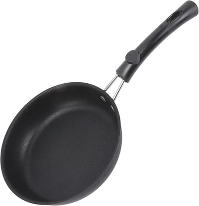 Kleine Roestvrijstalen Koekenpan 16CM voor Inductie en Gas