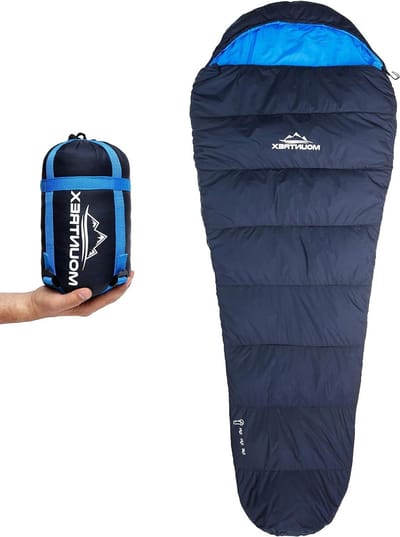 Ultralichte en Compacte Zomerslaapzak / 3-4 Seizoenen Mummie Slaapzak - Outdoor Kamperen Reizen Festivals (205 x 80cm) - Koppelbaar