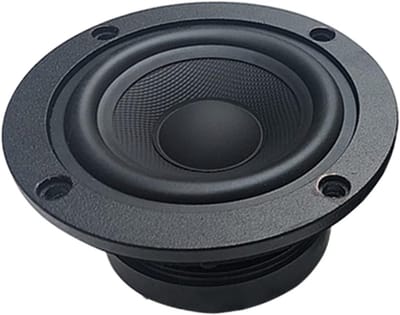 Full Range Speaker - Woofer Audio - Muziek Luisteren - Carbon Woven Basin - 3.5 Inch - Transparant