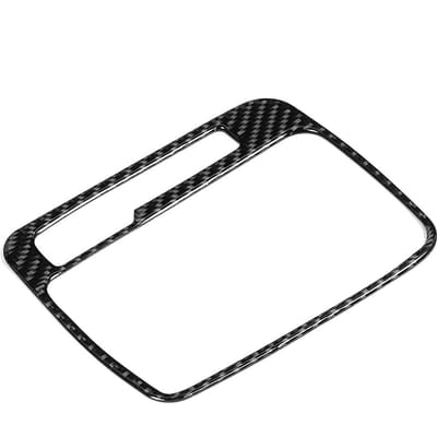 Linkshandige Rijdende Koolstofvezel Versnellingspookpaneel Frame Cover Trim Past voor VW Touareg 2011 2018