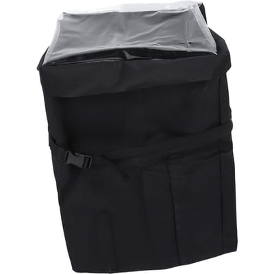 Housse de pompe de chauffage en toile de polyester imperméable pour pompe de chauffage de spa avec fermeture éclair et fenêtre supérieure transparente en PVC pour