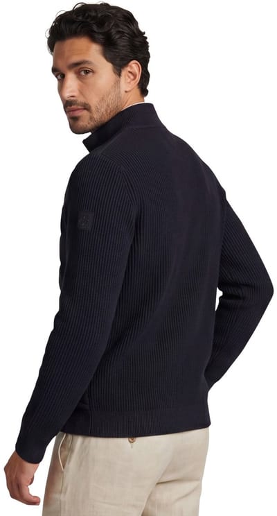 CASA MODA comfort fit vest - donkerblauw