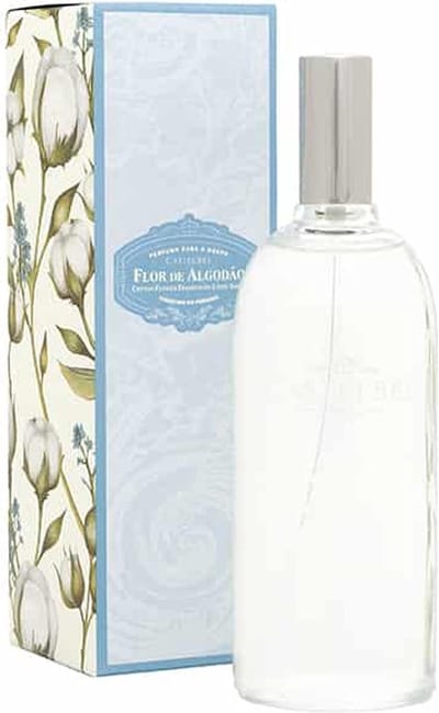 Castelbel Cotton Flower huisparfum en textielverfrisser spray room 100ml