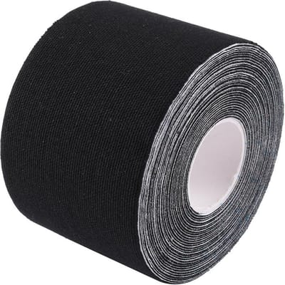5cm Sport Spieren Pijn Verzorging Elastische Tape 4 Kleuren black