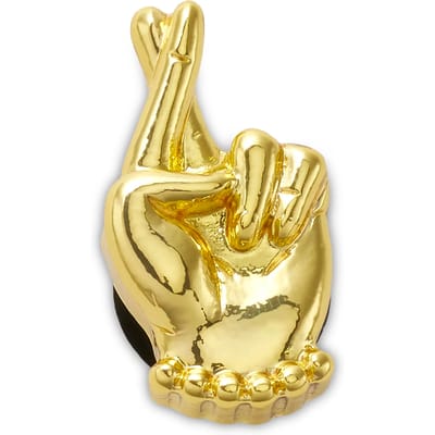 Jibbitz Crocs Gold Fingers Crossed