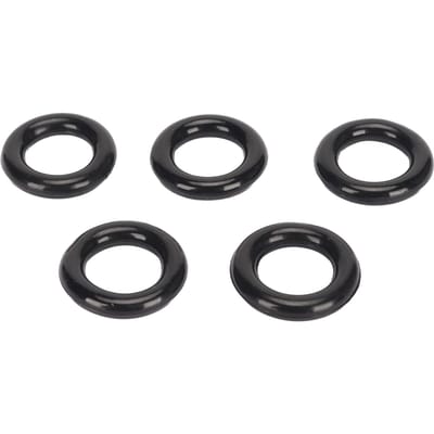25 stuks Spoelwinder Rubberen Bandring Flexibele Elastische Spoelwinderring voor Vervanging Zwart black
