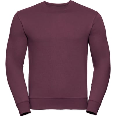 Russell Heren Authentieke Sweatshirt (Slimmer Cut) (Bourgondië)