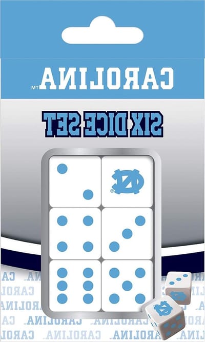 Dobbelstenen Set - Spelonderdelen - Spelavonden Thuis - Officieel Gelicentieerd - 6 Stuks - Team Kleuren