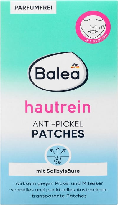 Balea Pimple Patch - Acne patch - Puisten Verwijderaar - Anti puistjes patches - Puisten Patches - Met salicylzuur - 36 stuks