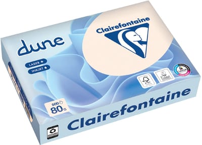 Clairefontaine multifunctioneel papier A4, 100 g/m², naturel wit, 500 vel