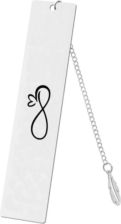 Akyol - infinity boekenlegger - Infinity - vriendschap - love - cadeau - liefde - vriend/ vriendin