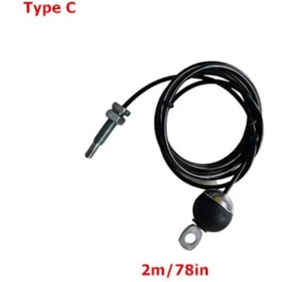 2M-5M Gymnastiekkabel Draadtouw Zware Stalen Vervangende Onderdelen voor Home Gym Fitness Kabelpoelie Accessoires Dia 5mm TypeC-2M