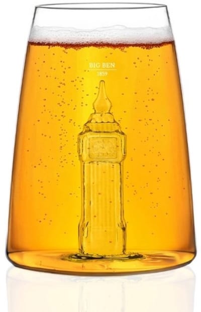 Alaskanmaker - Design Glas Iconic Monument - Big Ben - 1 Stuk