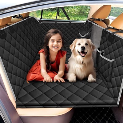 Honden Autodeken - Beschermhoes Auto - Reizen met Huisdier - Waterafstotend Materiaal - 130 x 62 x 42 cm - Zwart