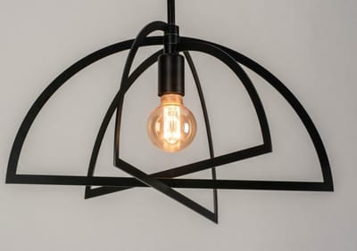 Lumidora Hanglamp 73433 - JIM - E27 - Zwart - Metaal