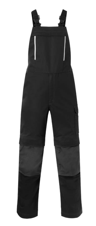 HAVEP Amerikaanse Overall kniezakken Shift 20295 - Zwart/Charcoal - 48