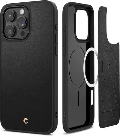 Spigen Cyrill Kajuk iPhone 15 Pro Max Hoesje MagSafe Back Cover Zwart