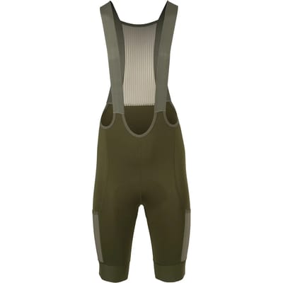 AGU Venture - Bibshort - Gravel Fietsbroek - Heren - Offroad Zeem - Waterafstotend - Mesh Zijzakken - Groen - S