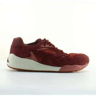 Puma Trinomic XS 850 Burgundy Synthetic Heren Lace Up Trainers 357032 04