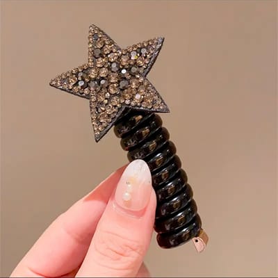 Paardenstaart Accessoires Ster - Bubbel Paardenstaart - 1 stuk