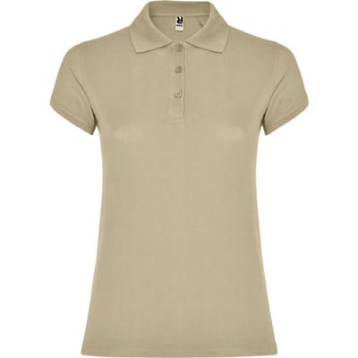 Roly Dames/Dames Ster Poloshirt (Zand)