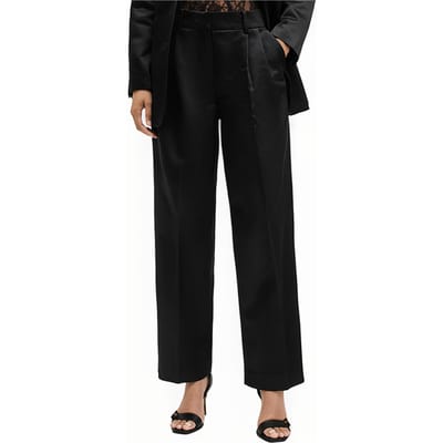 AllSaints Sae Trouser Black Maat: 10 | Straight Broeken Outlet | Dames | Zwart