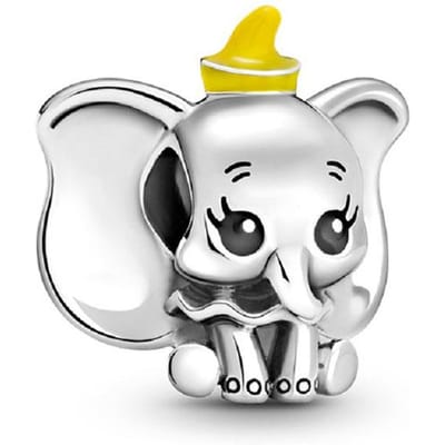100% Koper Dumbo Luchtballon Bedel Kralen Geschikt Voor Pandora Originele Armband DIY Sieraden Maken white