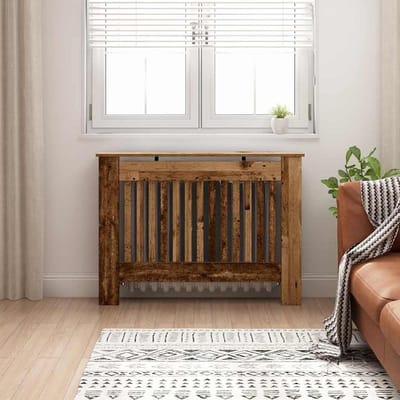 Radiatorbekleding Hout - Decoratieve Hoes - Verwarming Verfraaien - Veilig voor Gezinnen - 112 x 19 x 81.5 cm