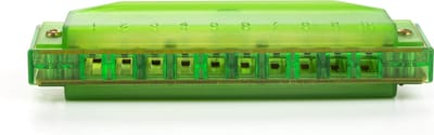Hohner translucent harmonica kunststof Groen - voor kinderen - beginner mondharmonica