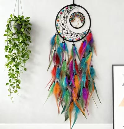 Dromenvanger - Boho Dreamcatcher - Grote Dromenvanger 70cm. - Native Spirit