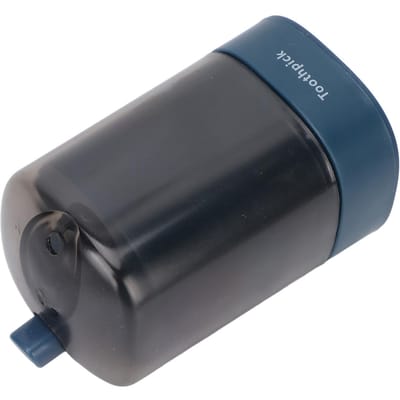 Porte-cure-dents épais, distributeur automatique de cure-dents détachable pour restaurants bleu
