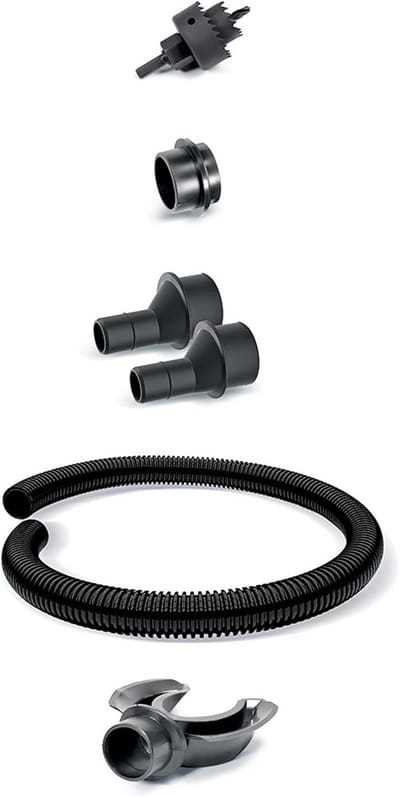 Accessoireset voor regenwatertanks 6-delig, afmetingen 300x55x370 mm