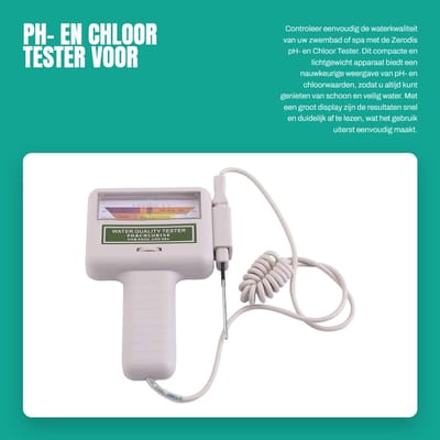 Dailygoods - pH- en Chloor Tester voor Zwembad en Spa - Nauwkeurige Waterkwaliteitsmeting