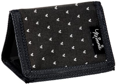 BeUniq Portemonnee Minnie Mouse - 12 x 8 cm - Zwart